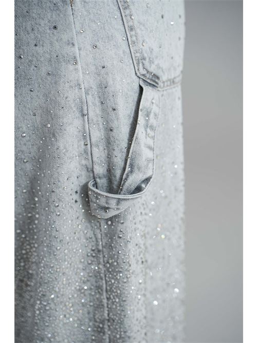 Jeans Baggy gold digger denim | CHARLI-PNDENIM GRIGIO